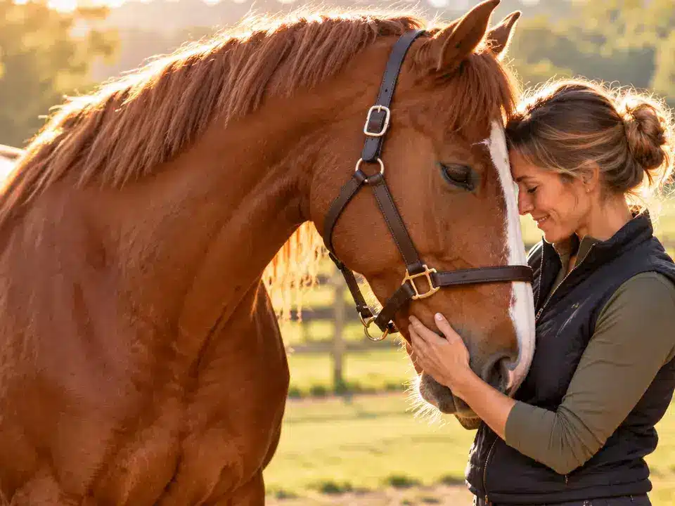 Editorial photograph for Why Does My Horse Lick Me? Common Reasons Explained